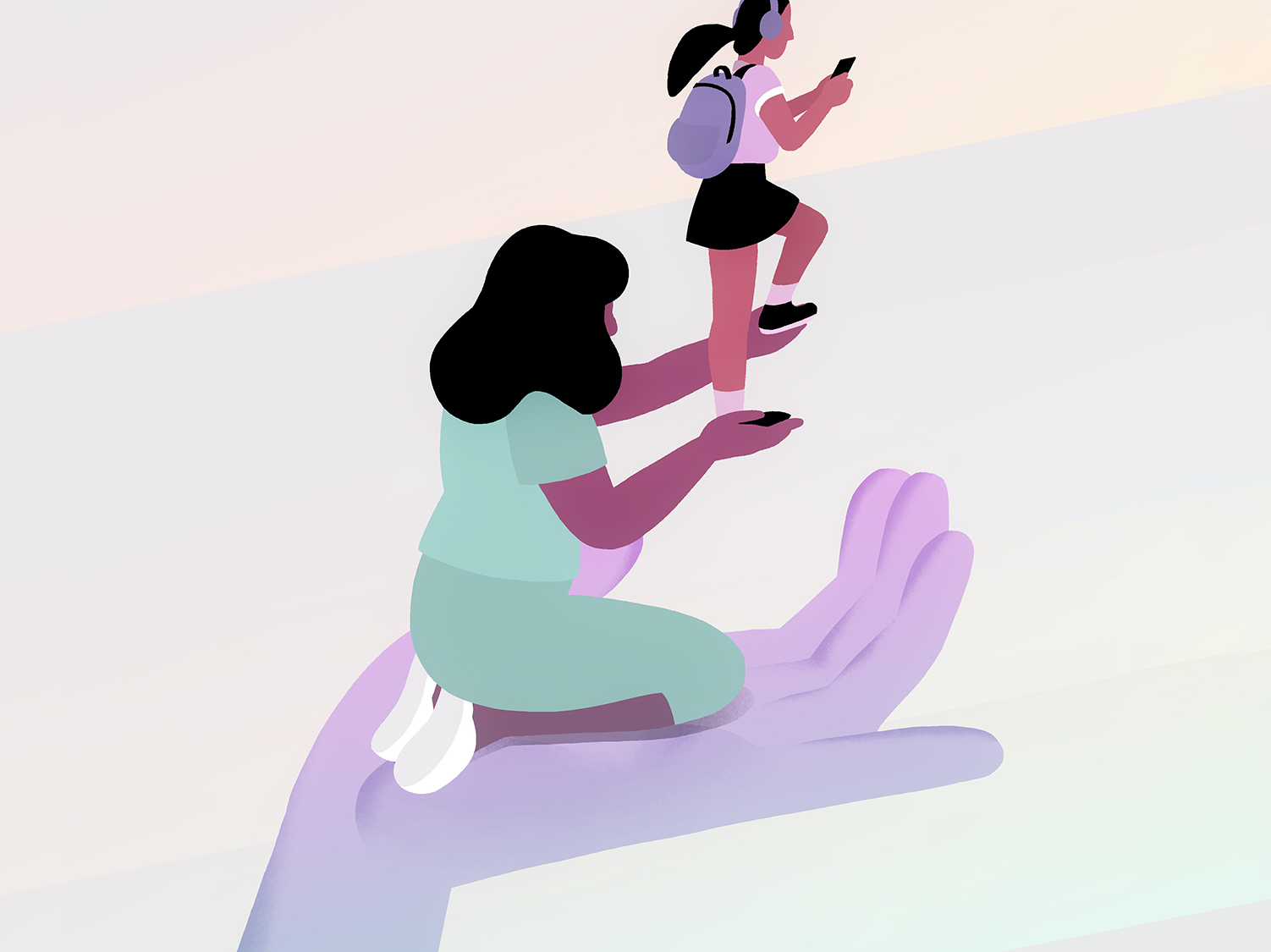 Social support networks can help mothers of teenagers navigate through difficulties and maintain closeness with their children. (Source: NPR)